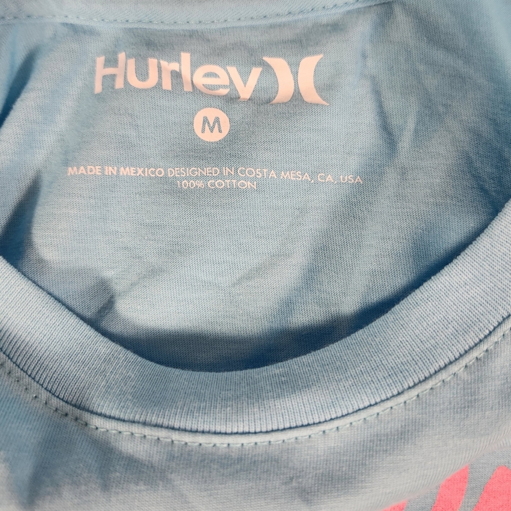 NWOT Men's Hurley Respect The Swell Premium Logo Graphic T-shirt - Picture 3 of 5